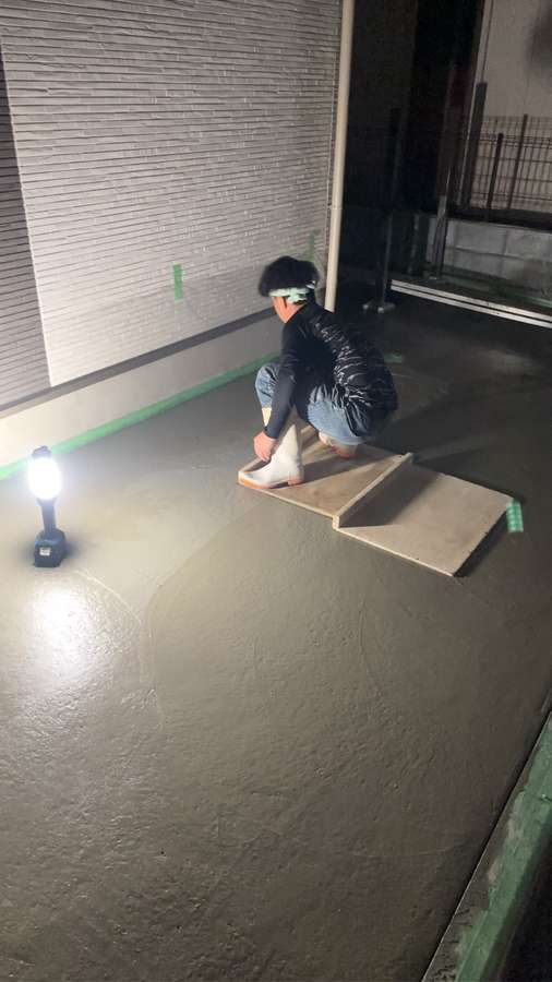 土間コンクリート 仕上げ